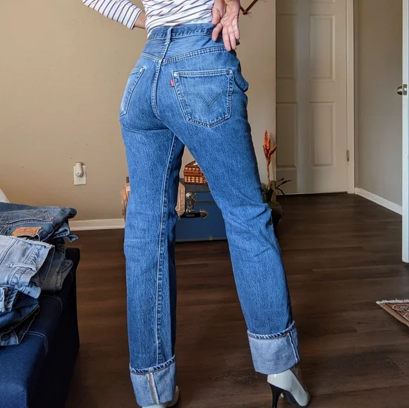 LVC*read*❤️🔥Redline 501 Levi's - Picture 2 of 16